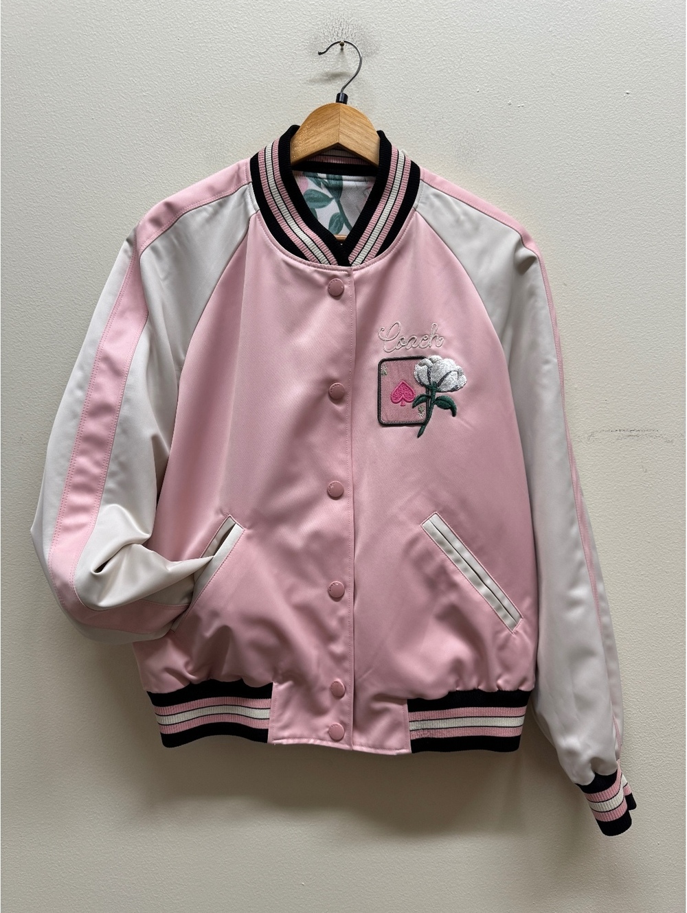 Coach reversible vintage bomber jacket